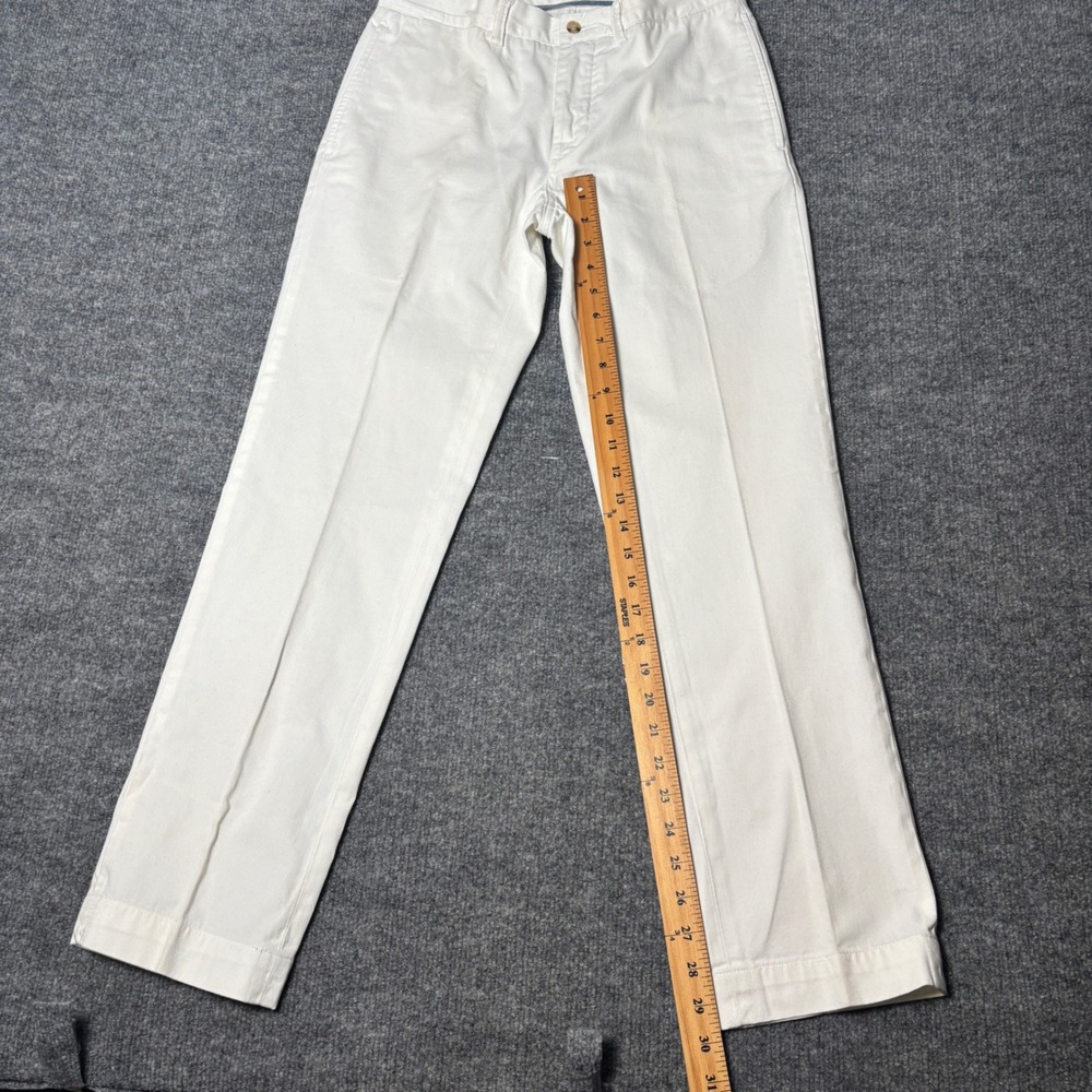 Polo Ralph Lauren Bedford Chino Mens 29/30 White Straight Fit Cotton Twill Pants - Picture 11 of 15